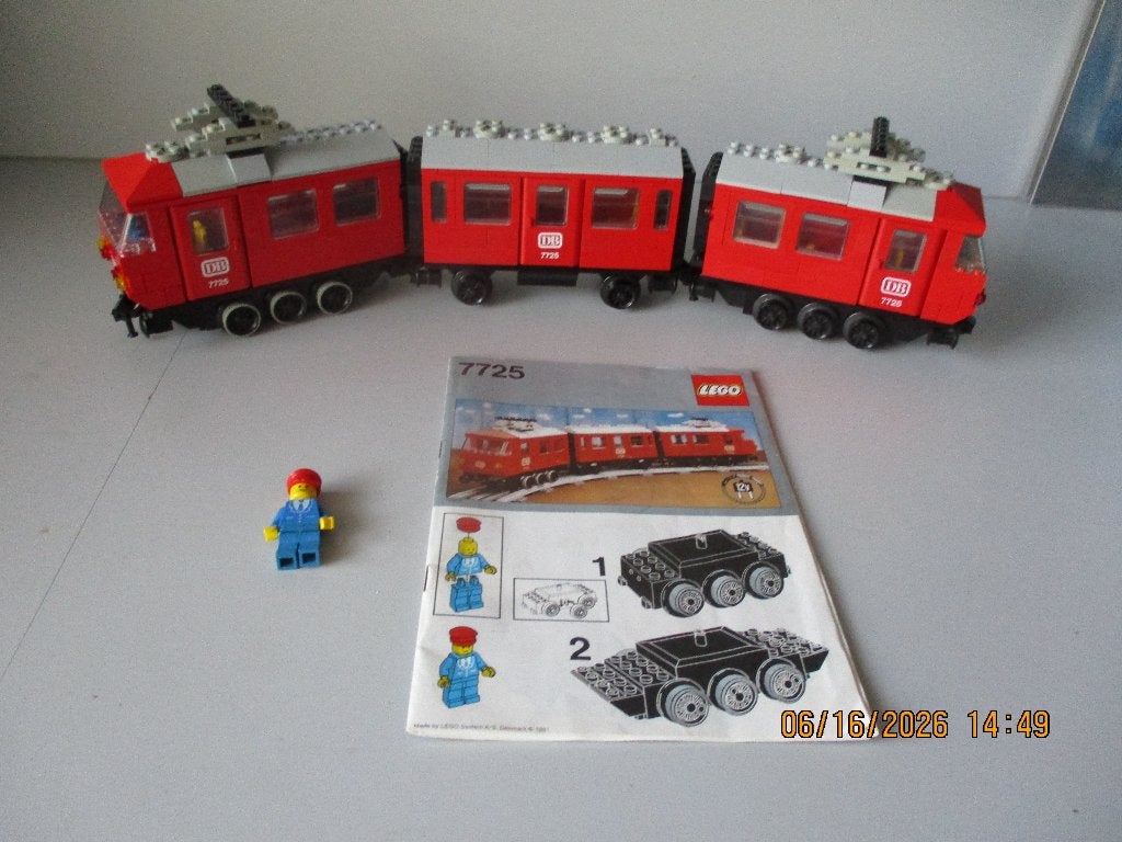 12v 7725 LEGO TVG Trein + OVP in echt zeer goede staat!!, Gebruikt, Overige thema's, Lego, Ophalen of Verzenden