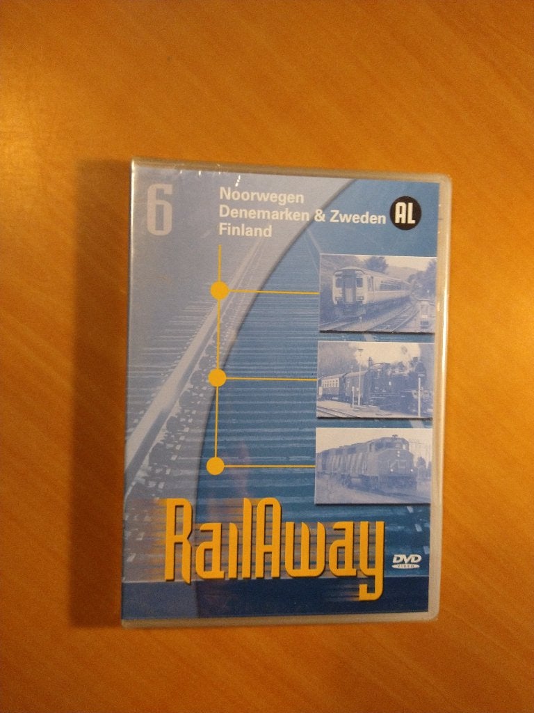 DVD Rail Away. Noorwegen, Denemarken & Zweden, Finland, Alle leeftijden, Natuur, Nieuw in verpakking, Ophalen of Verzenden