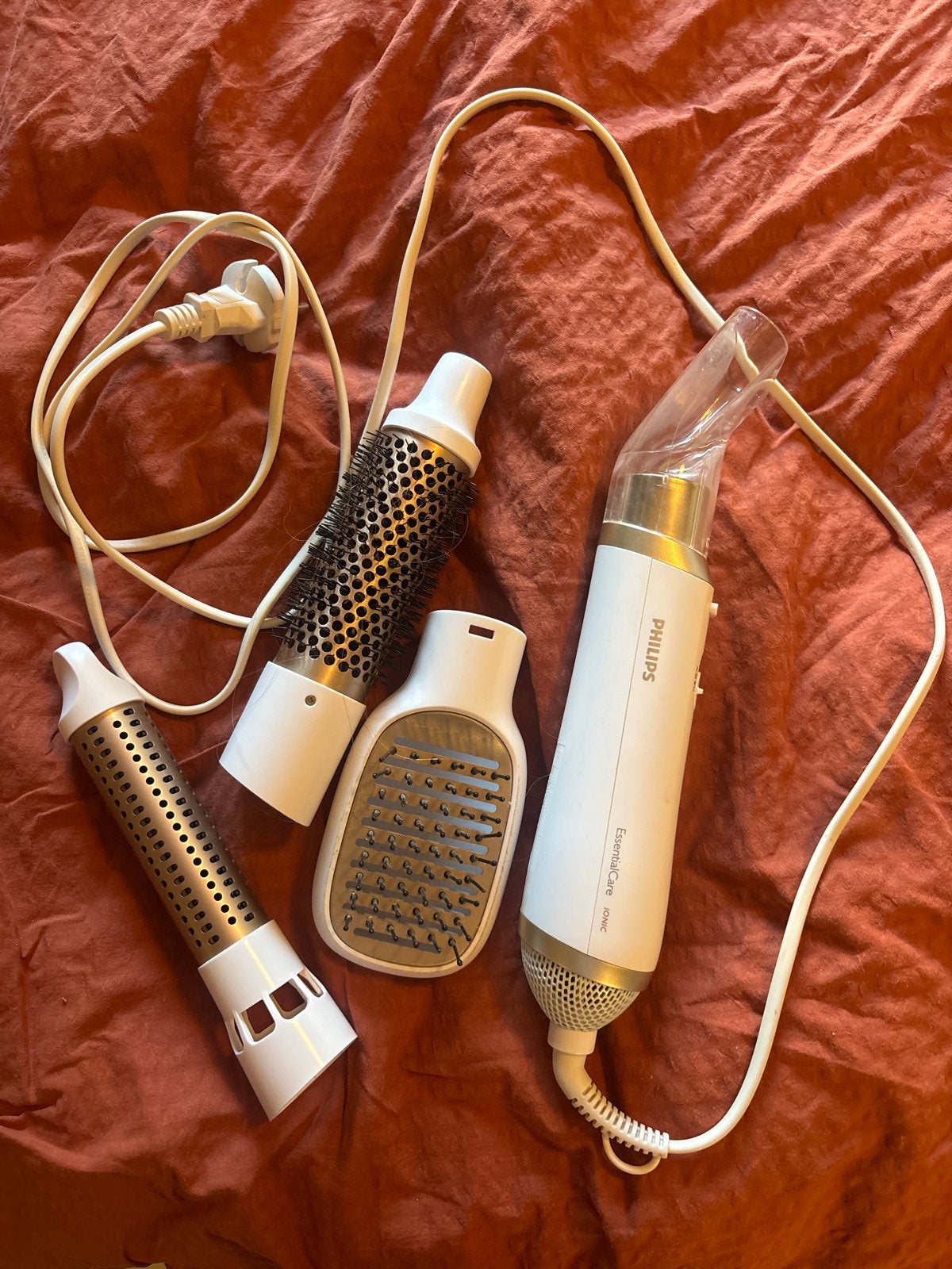 Philips EssentialCare Ionic Föhnborstelset, Ophalen of Verzenden, Gebruikt, Föhn of Haardroger