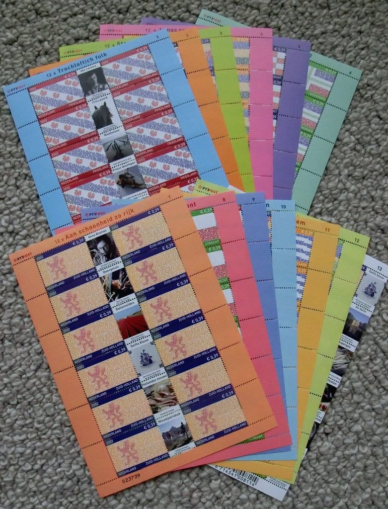 set provinciezegels cpl (12+1 vellen), pfr, Ophalen of Verzenden, Na 1940, Postfris