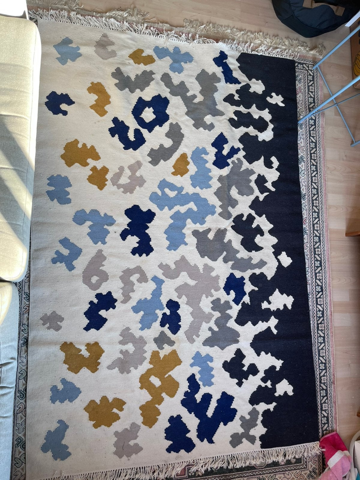 Ikea Videbak vloerkleed 133x195, Ophalen, Gebruikt, 100 tot 150 cm, 150 tot 200 cm
