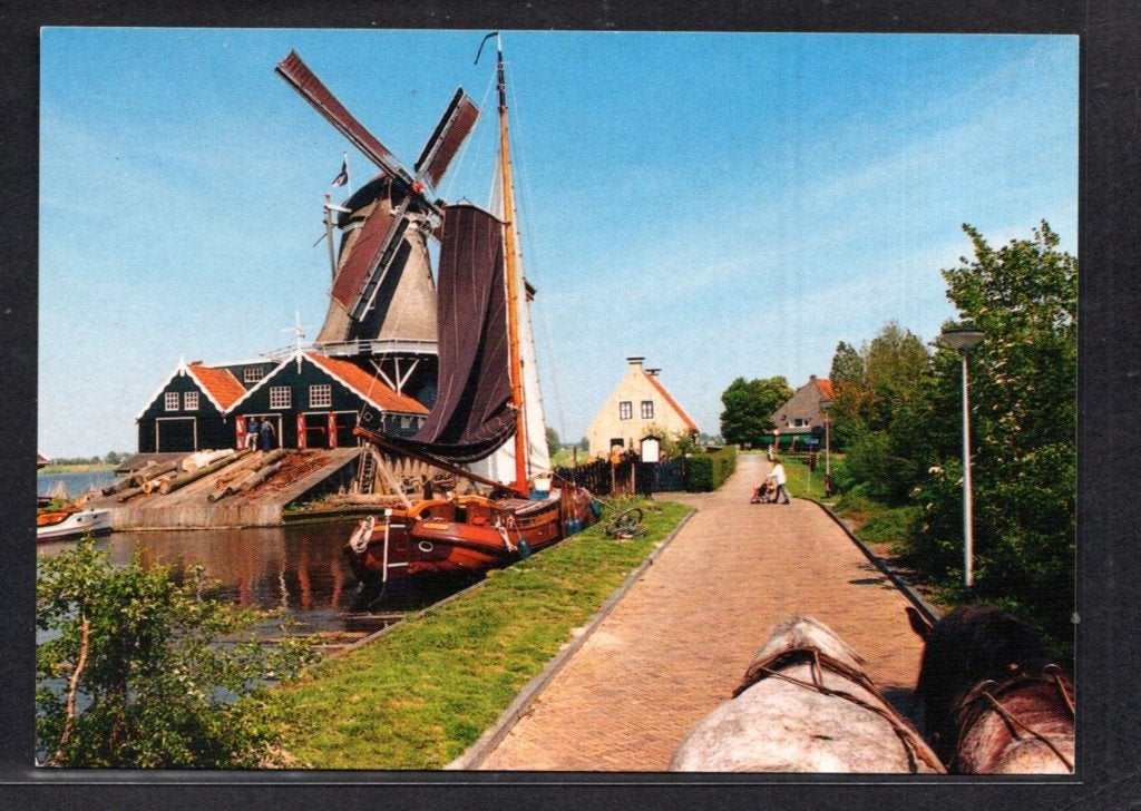 molen; Zaagmolen De Rat te IJlst., Verzenden, 1980 tot heden, Ongelopen, Friesland