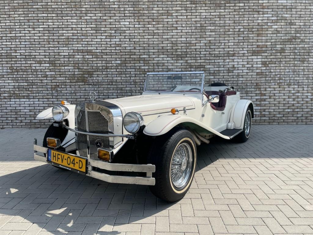 Mercedes-benz OVERIGE CMC Gazelle Mercedes Replica/1929 SSK), Auto's, 4 cilinders, 4 stoelen, Wit, Bedrijf