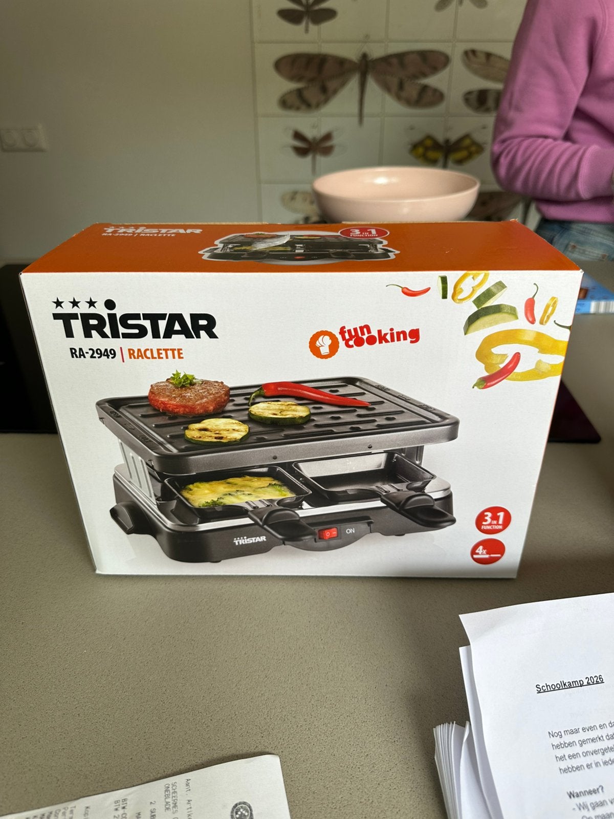Tristar, Witgoed en Apparatuur, Gourmetstellen, Ophalen of Verzenden, Zo goed als nieuw, 4 t/m 7 personen