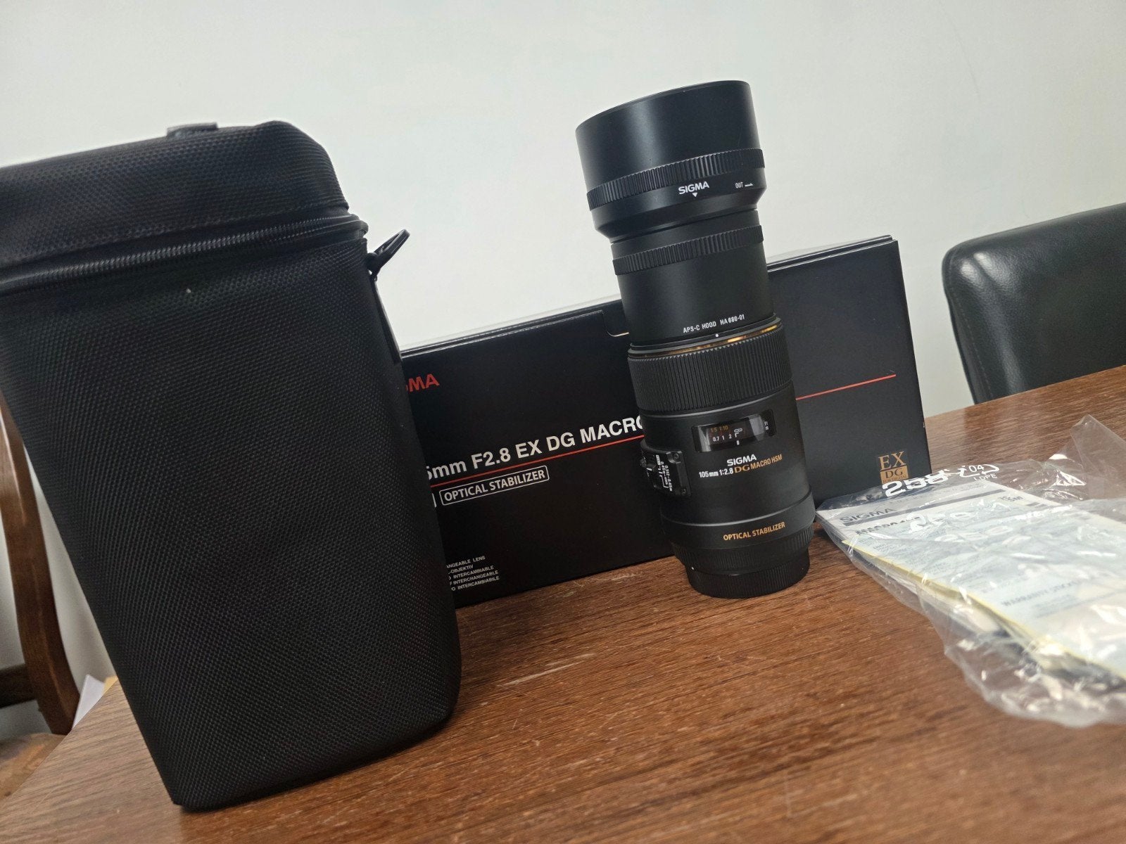 sigma 105mm f2.8  Macro, Audio, Tv en Foto, Fotografie | Lenzen en Objectieven, Sigma, Ophalen of Verzenden, Macrolens, Beschermhoes/tas