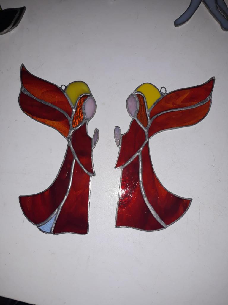 raamhangers van glas in lood, Ophalen of Verzenden