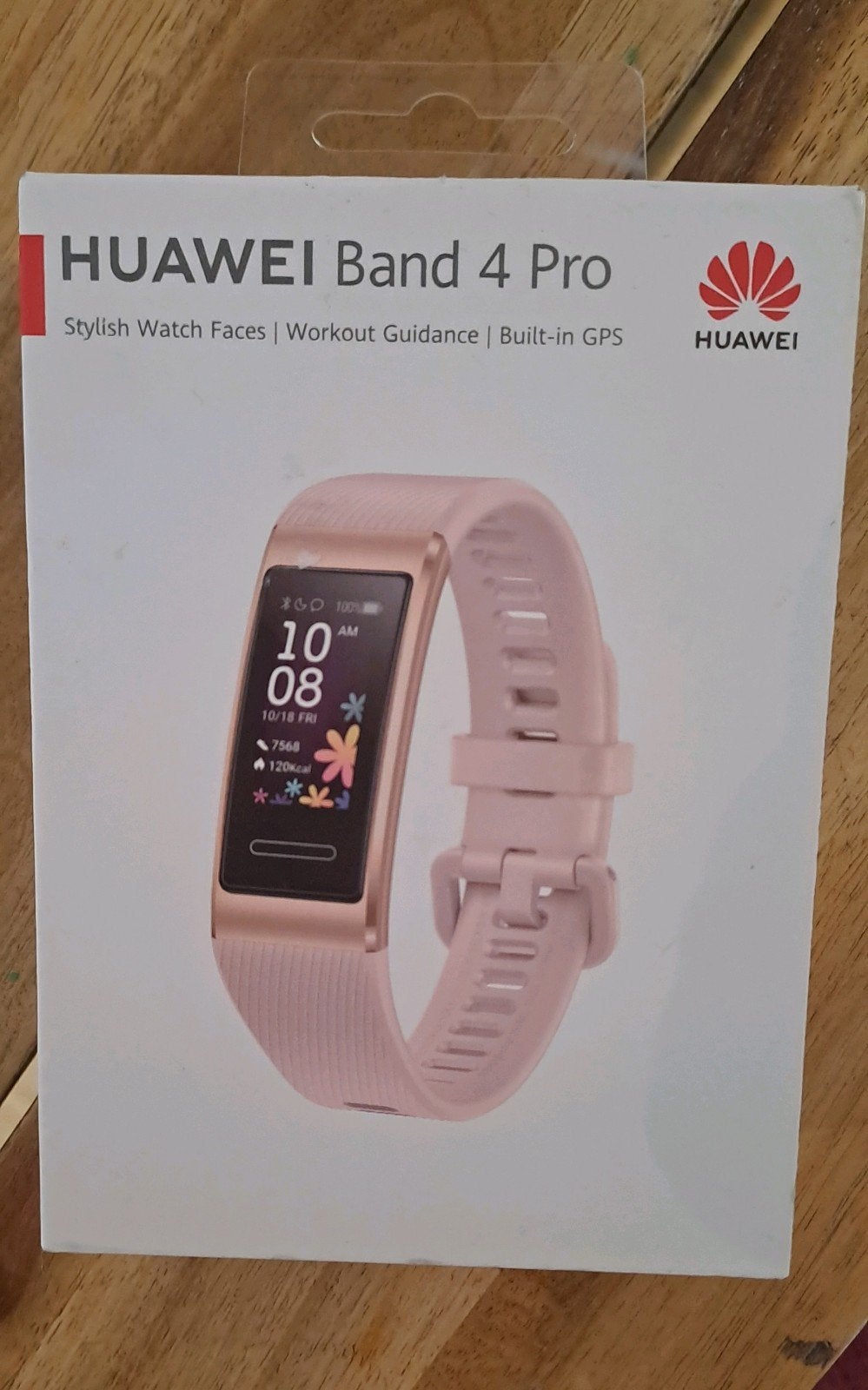 Huawei Band 4 Pro - Roze Activity Tracker met GPS, Sieraden, Tassen en Uiterlijk, Activity trackers, Ophalen of Verzenden, Zo goed als nieuw