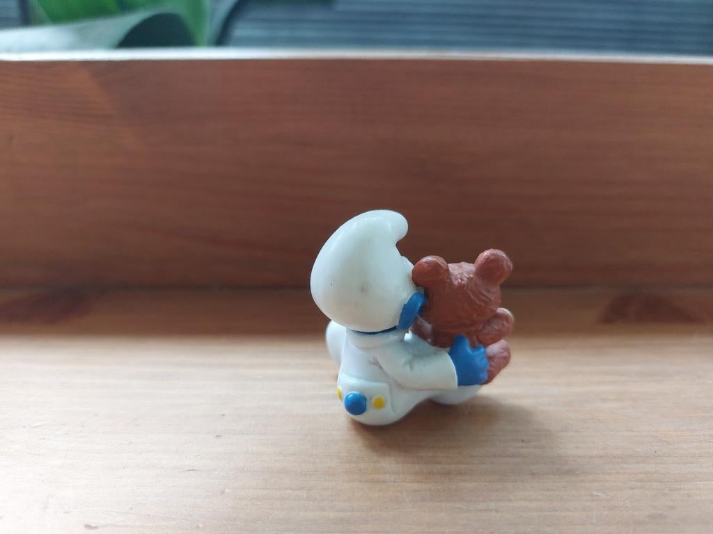 Baby smurf met teddy beer 20205 De Smurfen, Verzamelen, Ophalen of Verzenden