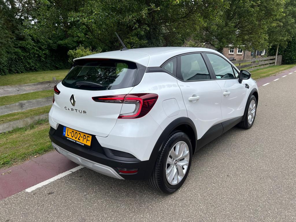 Renault Captur 1.0 TCe 90 Business Zen Navi Airco, Auto's, Renault, Stof, Gebruikt, Wit, Origineel Nederlands
