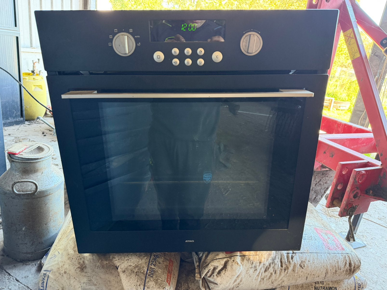atag inbouw oven, Ophalen, Gebruikt, Oven met grill, Inbouw