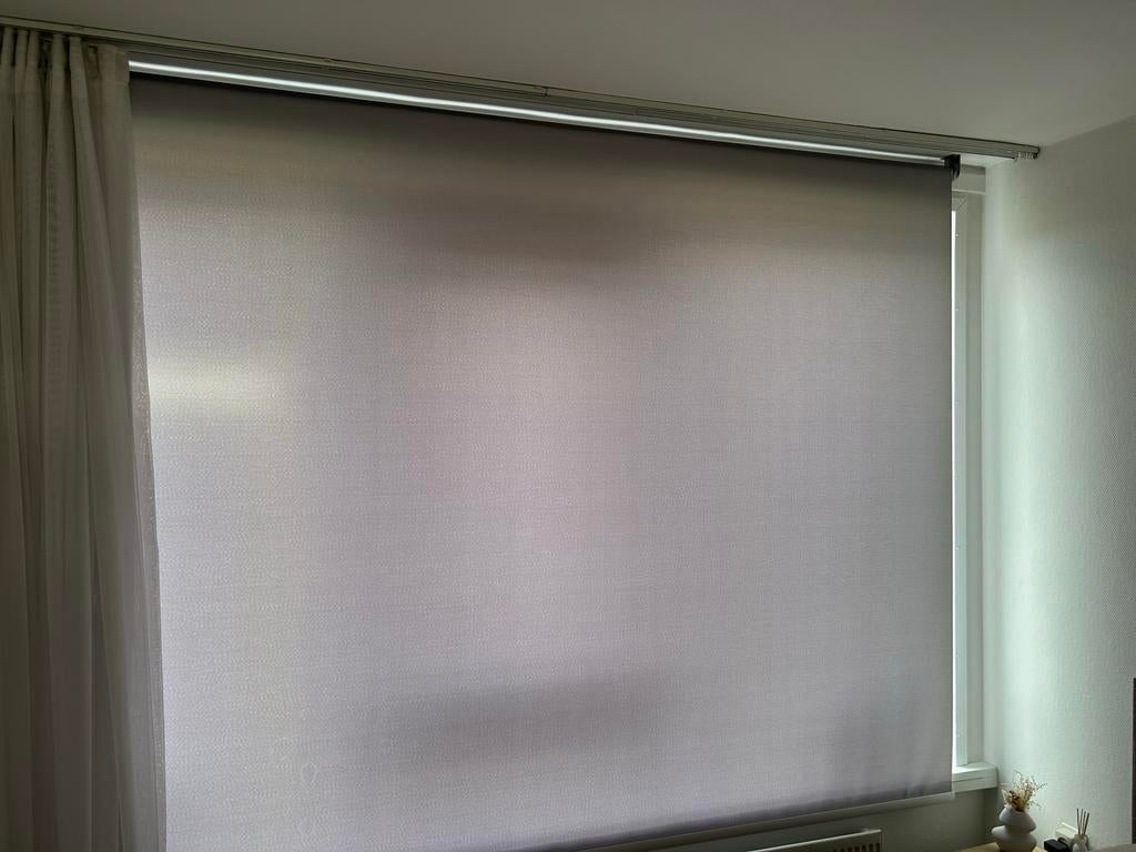 Rolgordijn 270x190 cm - Grijs, Ophalen, Zo goed als nieuw, 200 cm of meer, Grijs