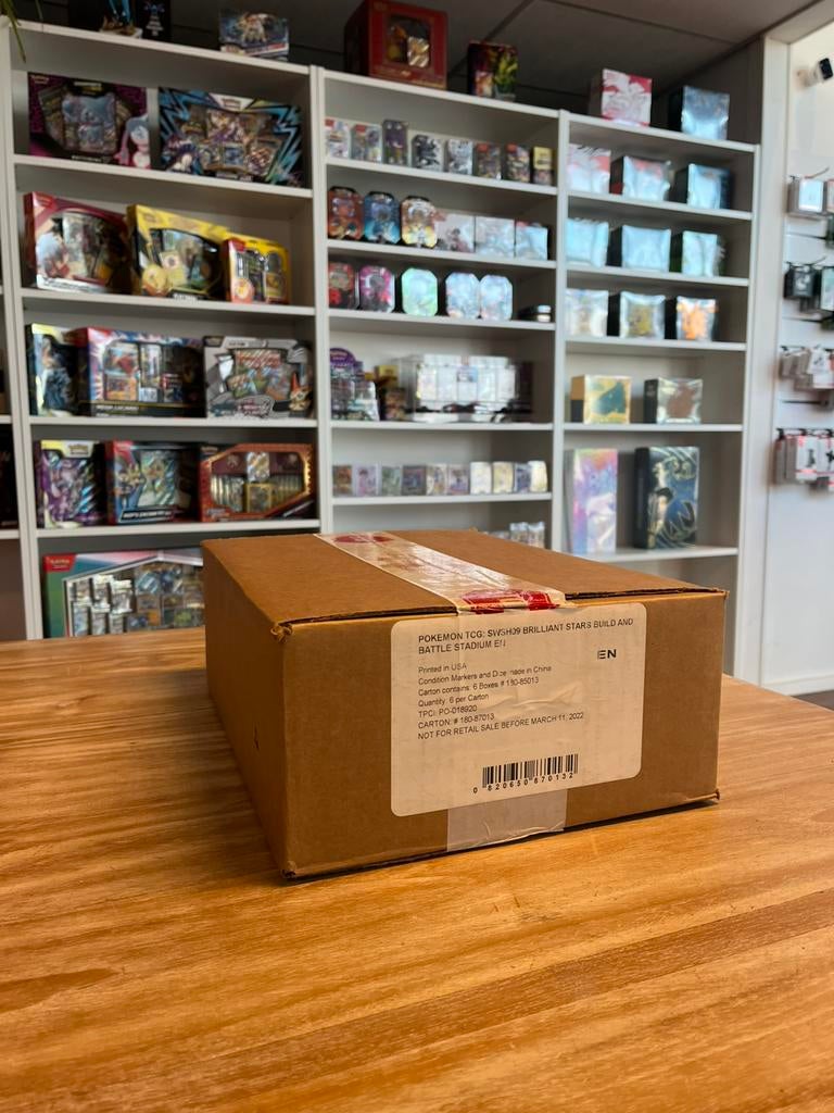 Pokémon Brilliant Stars Build & Battle Stadium Case, Ophalen of Verzenden, Nieuw, Foil