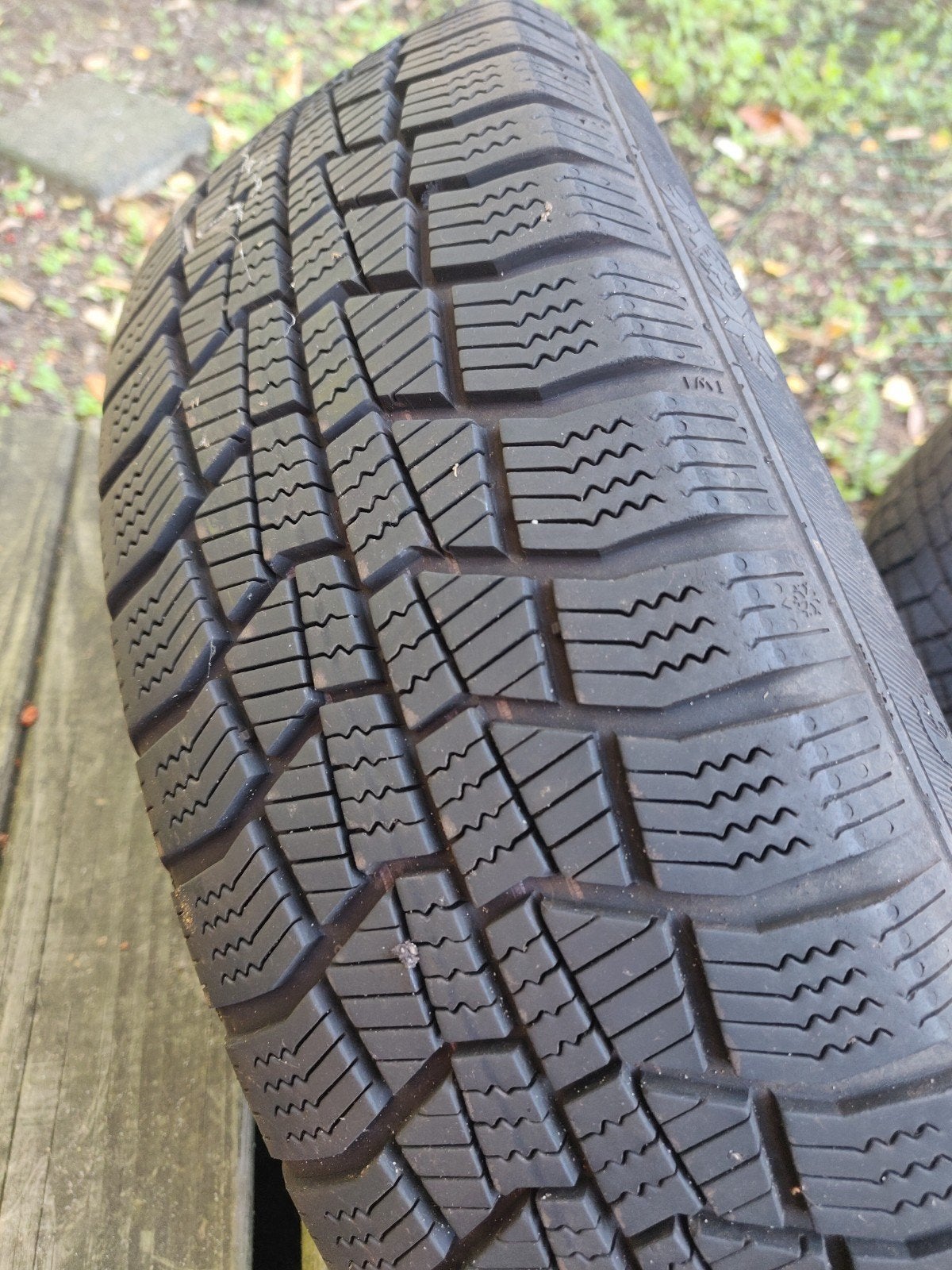4 winterbanden op velg, Ophalen