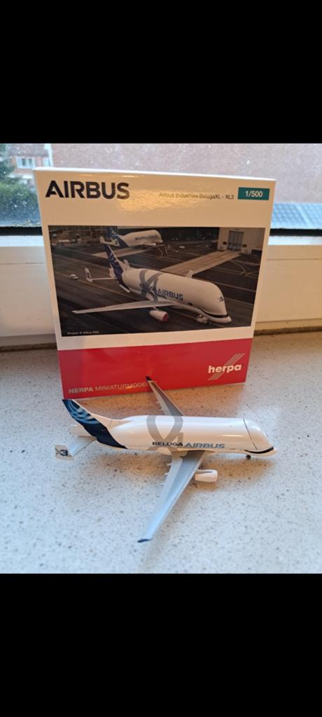 Airbus Beluga Herpa1:500, Ophalen, Nieuw, Schaalmodel