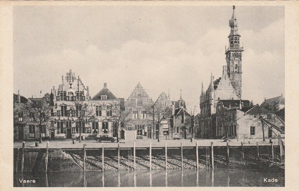 VEERE Kade, Verzenden, 1920 tot 1940, Ongelopen, Zeeland