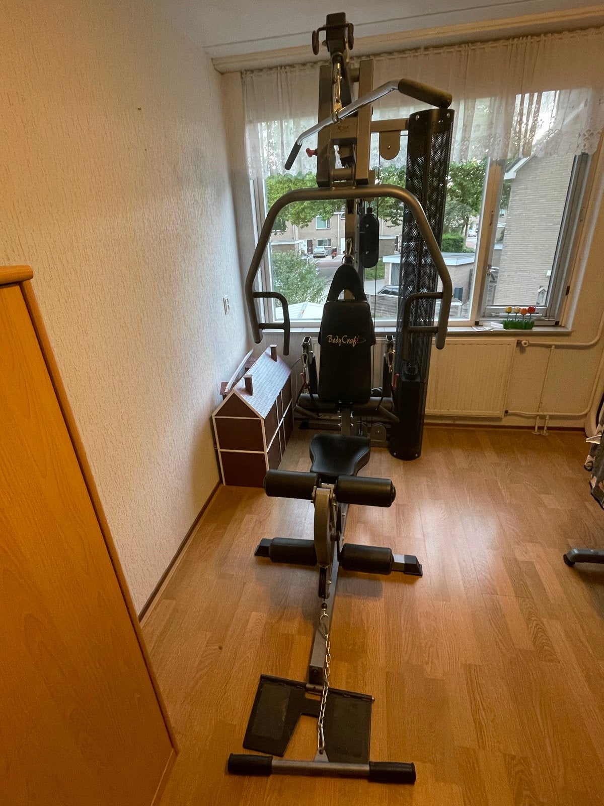 BodyCraft X-press pro power station, Sport en Fitness, Ophalen, Zo goed als nieuw, Metaal, Hometrainer