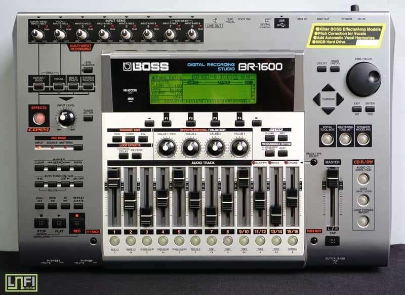 Boss BR-1600 CD Digital Multitrack Recording Studio, Audio, Tv en Foto, Professionele Audio-, Tv- en Video-apparatuur, Ophalen