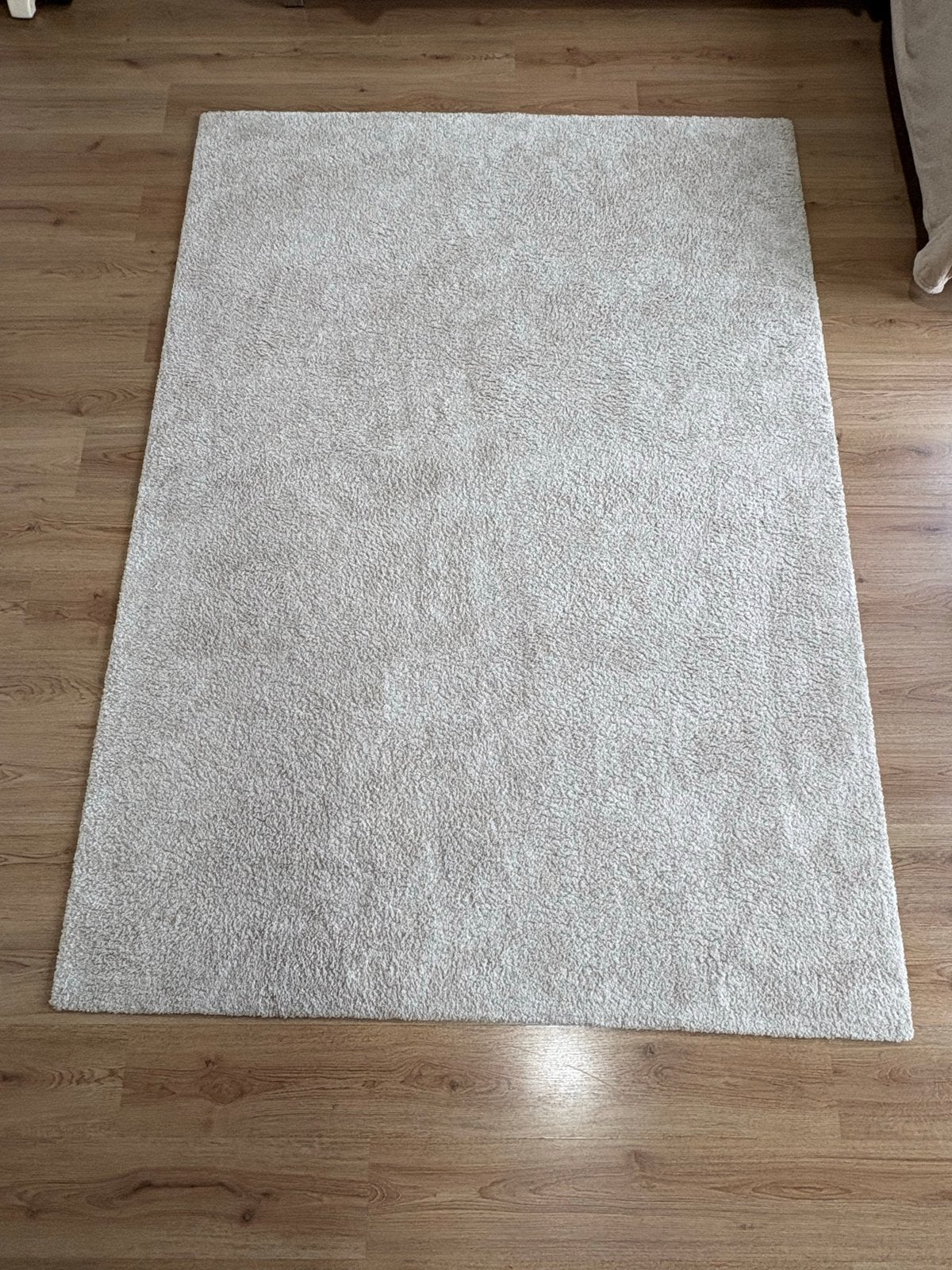 IKEA Zacht crèmekleurig vloerkleed, zo goed als nieuw, Ophalen, 150 tot 200 cm, 200 cm of meer, Zo goed als nieuw