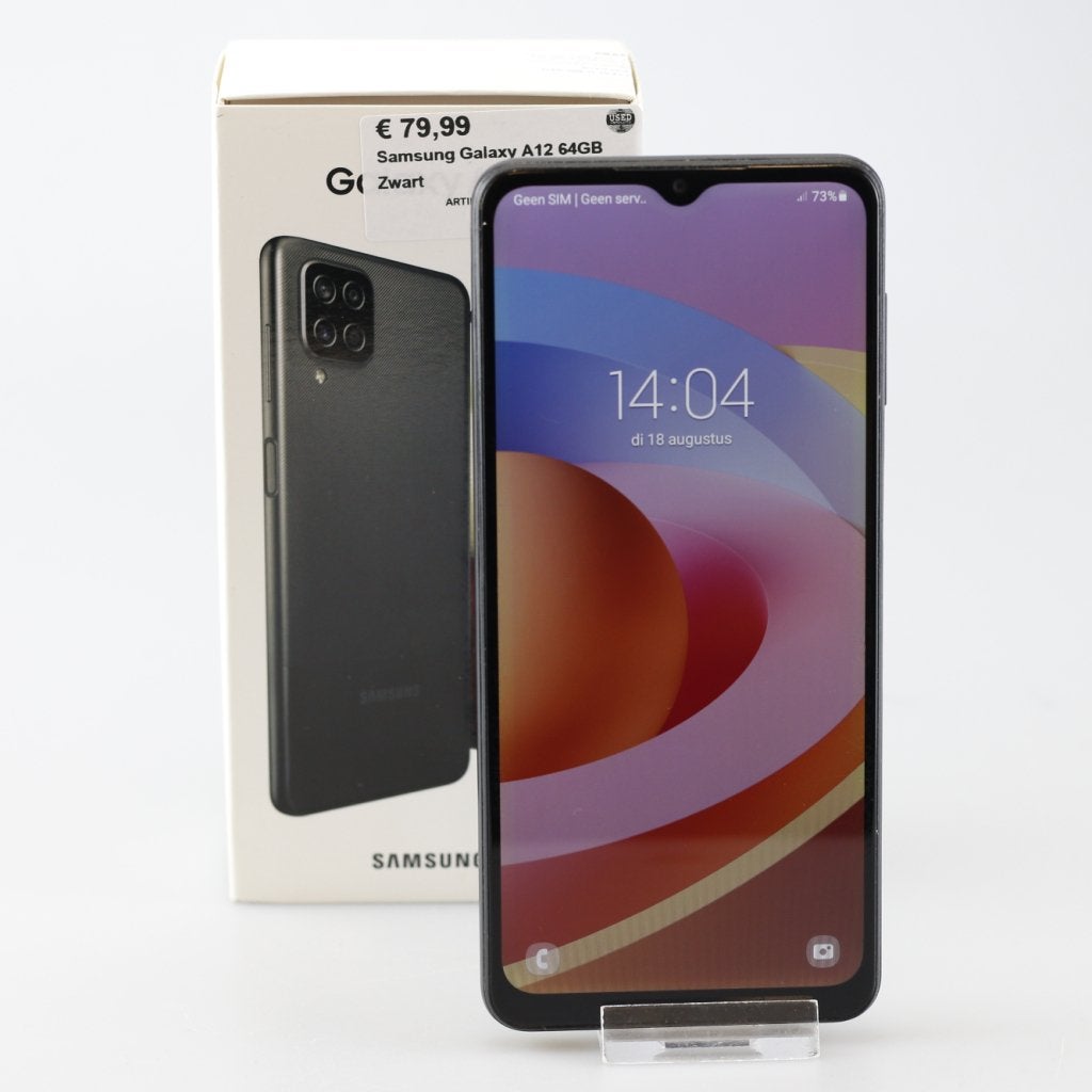 Samsung Galaxy A12 64GB Zwart, Samsung, Zo goed als nieuw, Support@Samsung.com, 129, Samsung-ro, Yeongtong-gu
Suwon-si, Gyeonggi-do 16677
South Korea