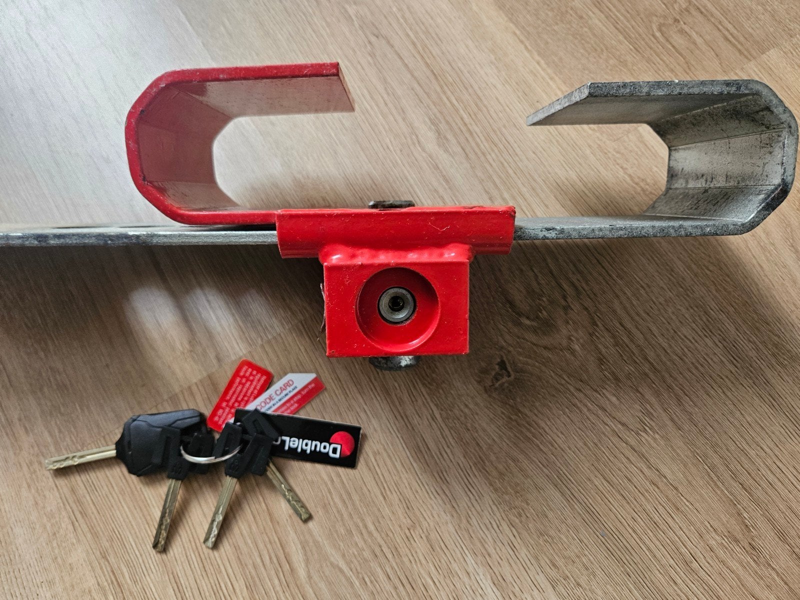 DoubleLock Container Slot Rood SCM Gekeurd, Ophalen of Verzenden, Gebruikt, Overige typen, Overige soorten