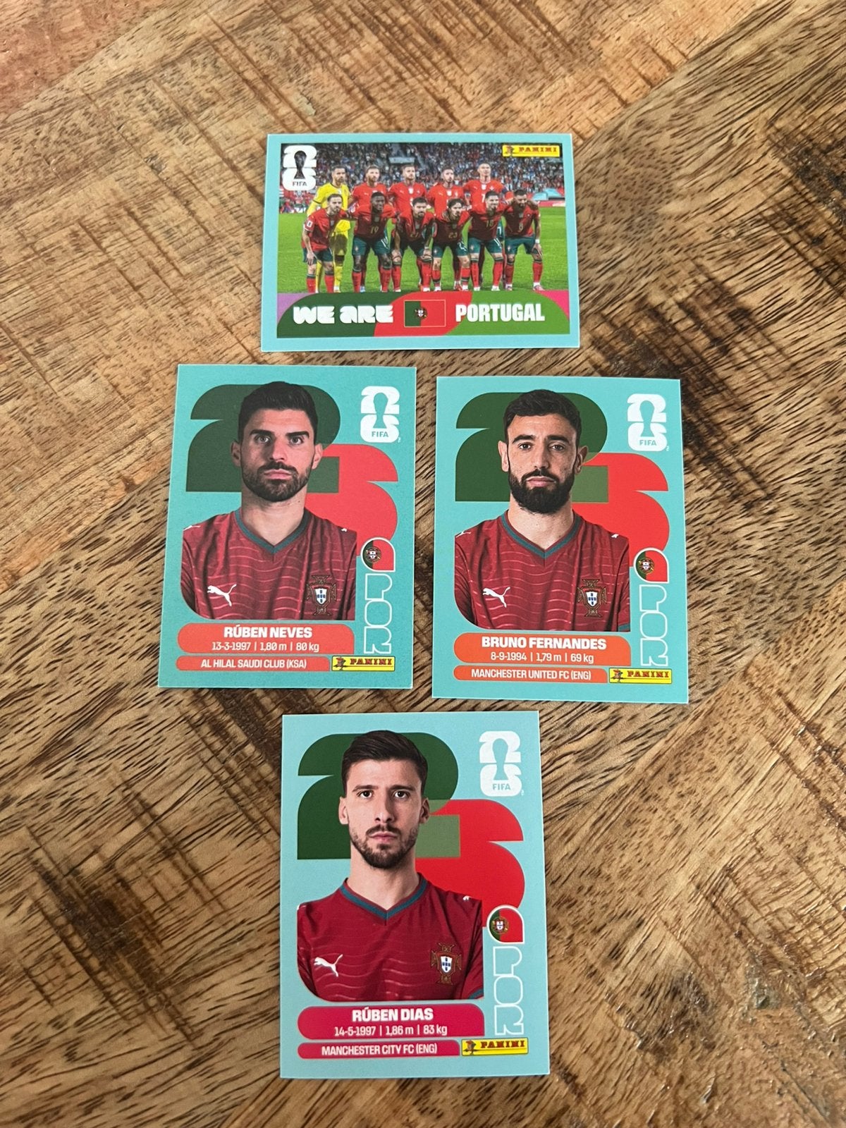 Portugal - Panini Wk 2026, Ophalen of Verzenden, Zo goed als nieuw, Meerdere stickers