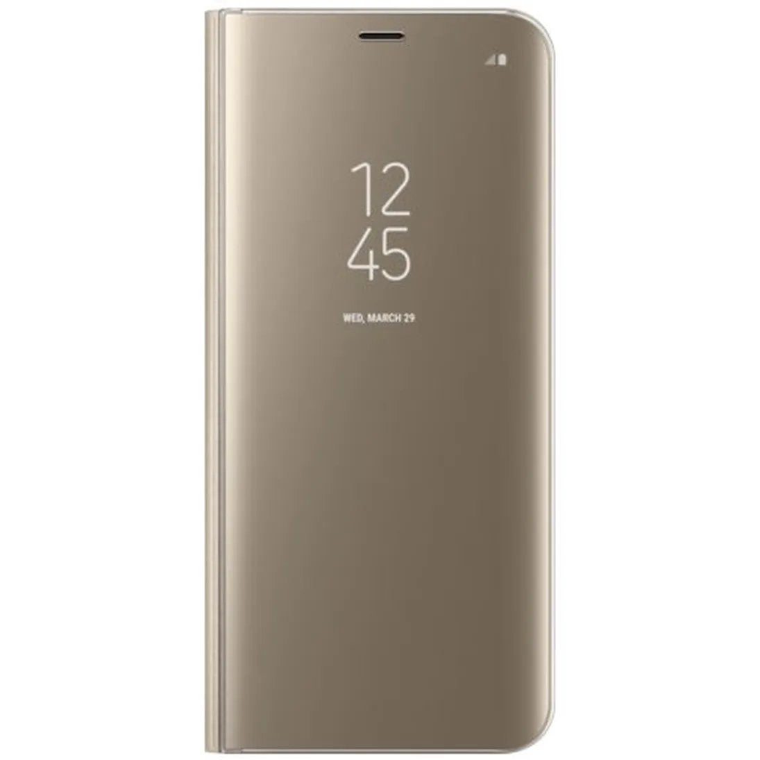 Clear View cover Samsung Galaxy S8 goud, Ophalen of Verzenden, Nieuw, Overige modellen, Hoesje of Tasje