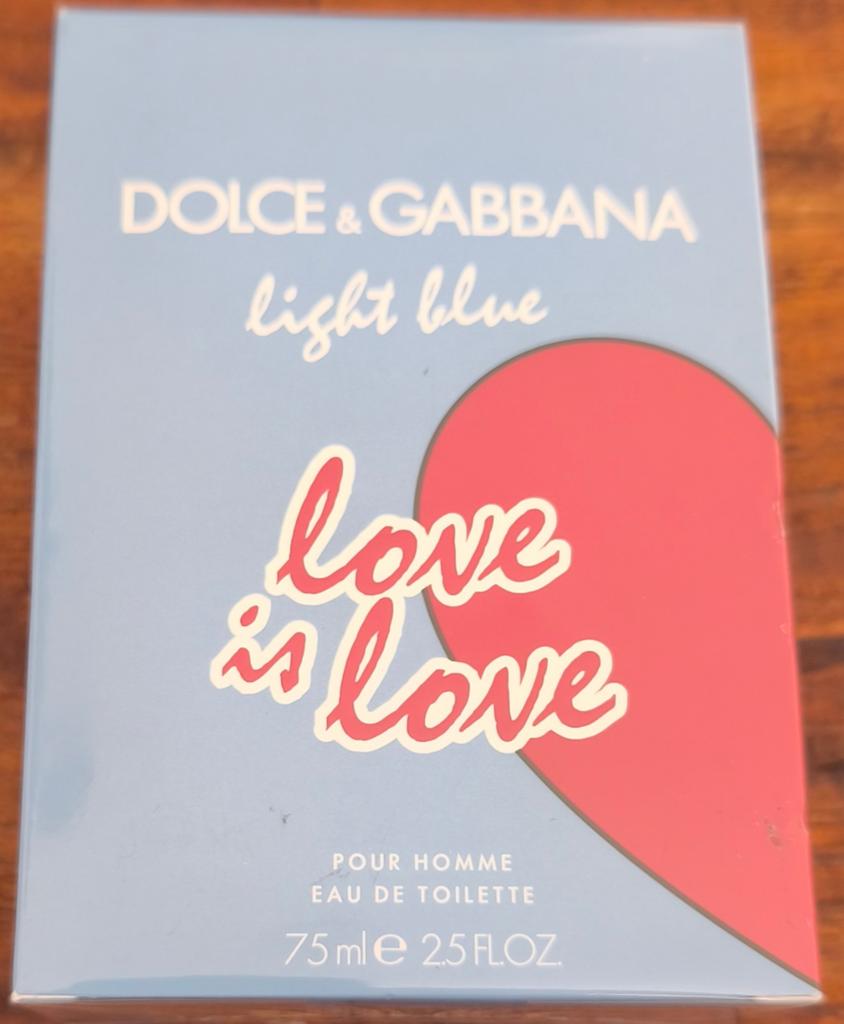 Dolce & Gabanna Light Blue love is love 75ml heren geur nieu, Ophalen of Verzenden, Nieuw