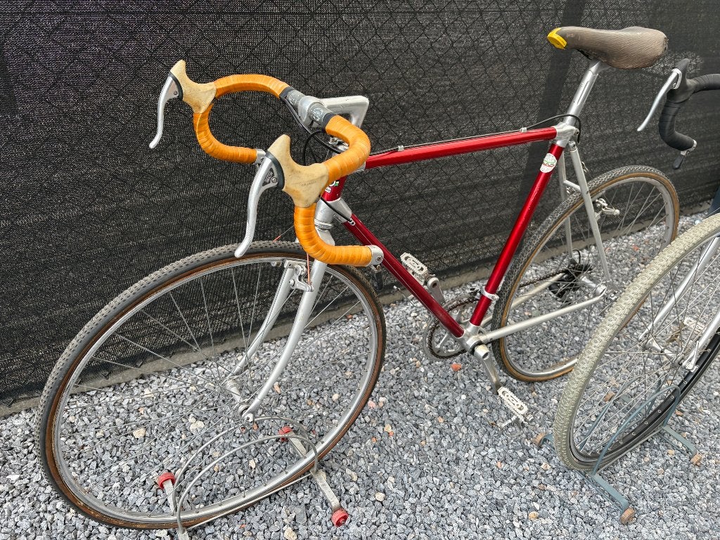 Retro alan cyclocross fiets, 28 inch, Gebruikt, Staal, Velgrem