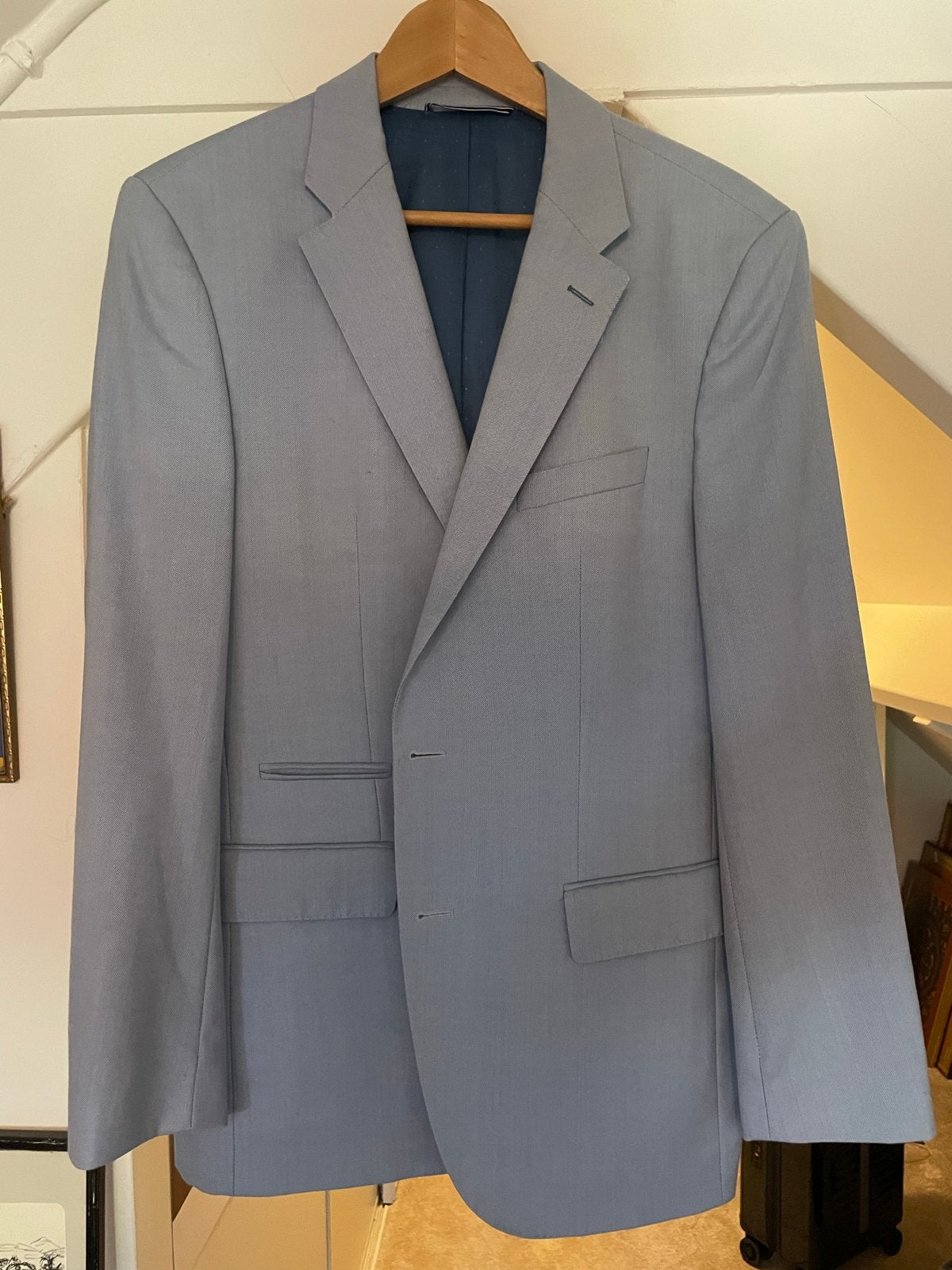 Tommy Hilfiger Tailored Colbert Maat 50, Kleding | Heren, Kostuums en Colberts, Verzenden, Zo goed als nieuw, Maat 48/50 (M), Blauw