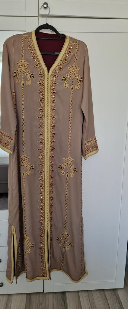 Elegante Marokkaanse Jurk - Caftan met Borduurwerk, Ophalen of Verzenden