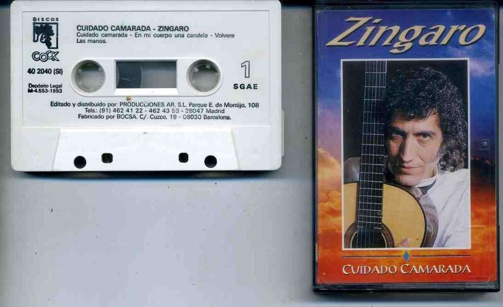 El Zingaro Cuidado Camarada 8 nrs cassette 1993 ZGAN, Wereldmuziek, 1 bandje, Ophalen of Verzenden, Zo goed als nieuw