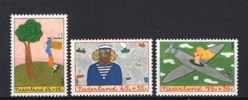 Nederland 1987 - nvph 1387-1389 - Kinderzegels - B1, Postzegels en Munten, Postzegels | Nederland, Ophalen of Verzenden, Na 1940