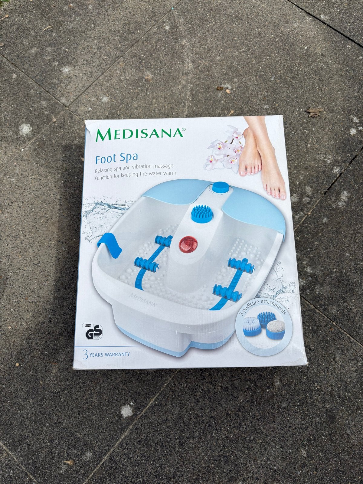 Medisana Voet Spa met Vibratiemassage en Warmhoudfunctie, Ophalen of Verzenden, Nieuw, Hand- en Voetverzorging