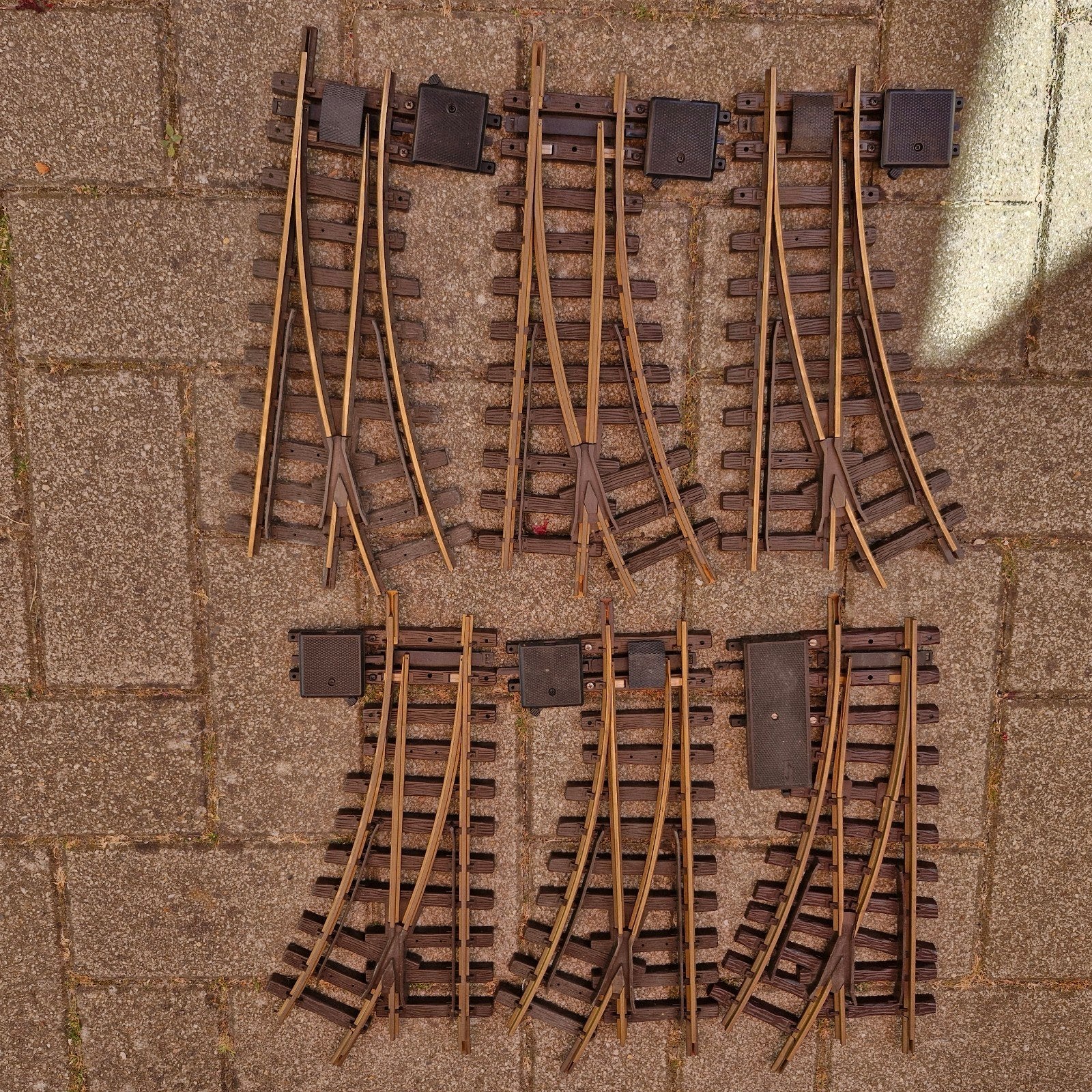 Partij LGB rails, wissels en trafo, Gebruikt, Gelijkstroom, Rails, Ophalen