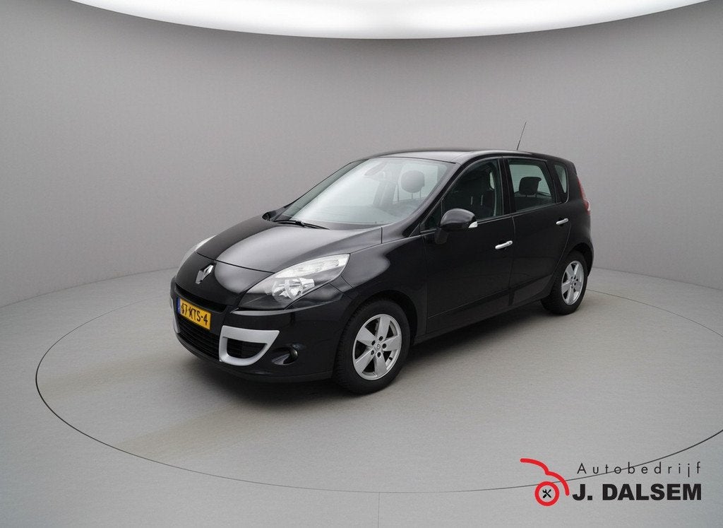 Renault Scénic 2.0 Dynamique (bj 2010, automaat), Auto's, Gebruikt, 4 cilinders, Zwart, Origineel Nederlands