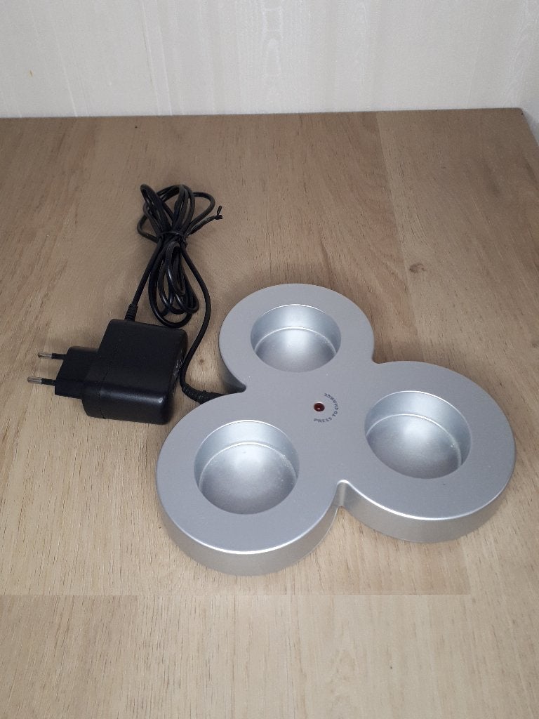 PHILIPS IMAGEO kaarslicht basisoplader, Huis en Inrichting, Kunststof, Ophalen of Verzenden, Zo goed als nieuw, Grijs