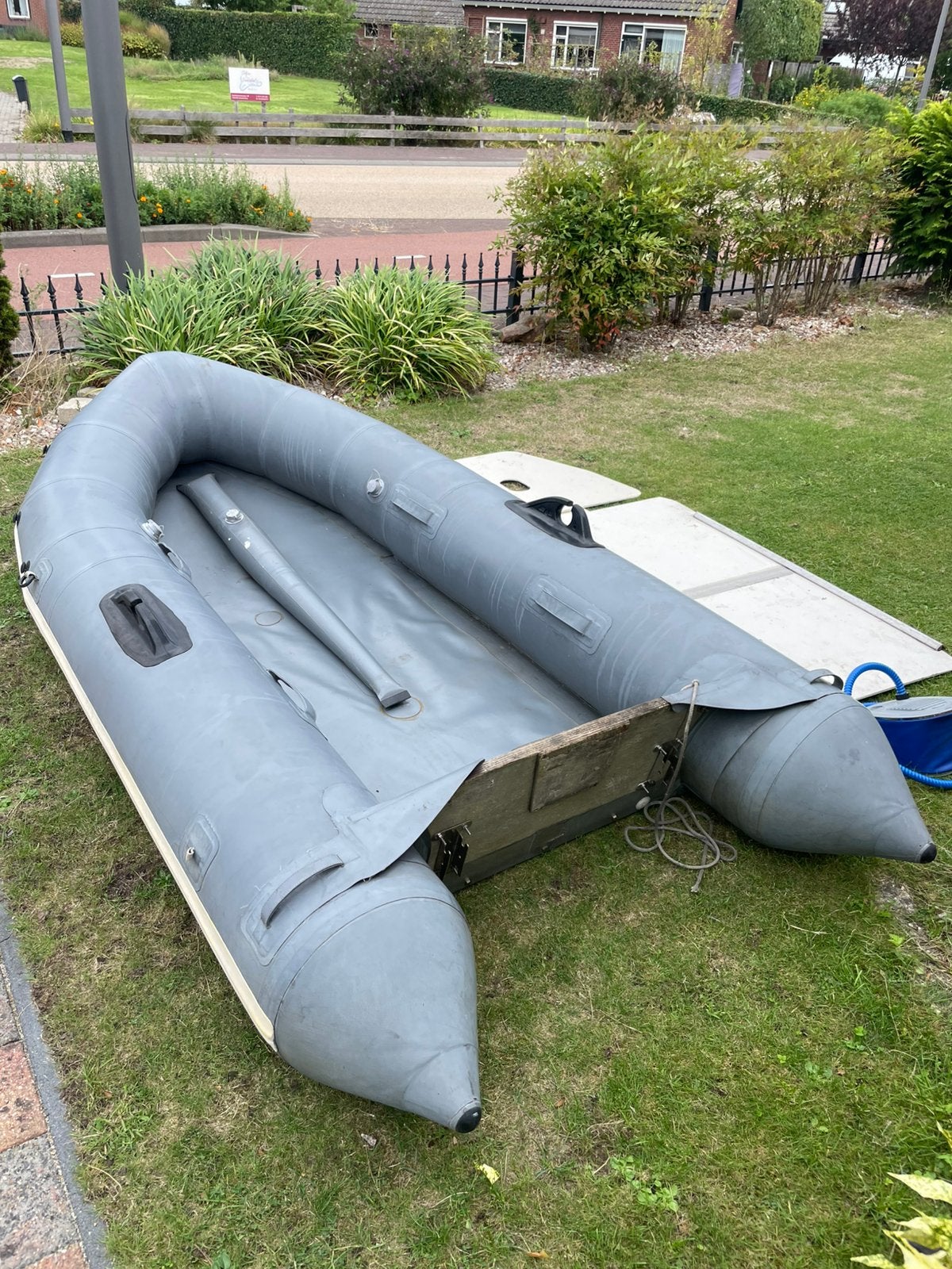 Rubberboot incl. Aanhanger, Ophalen, Gebruikt