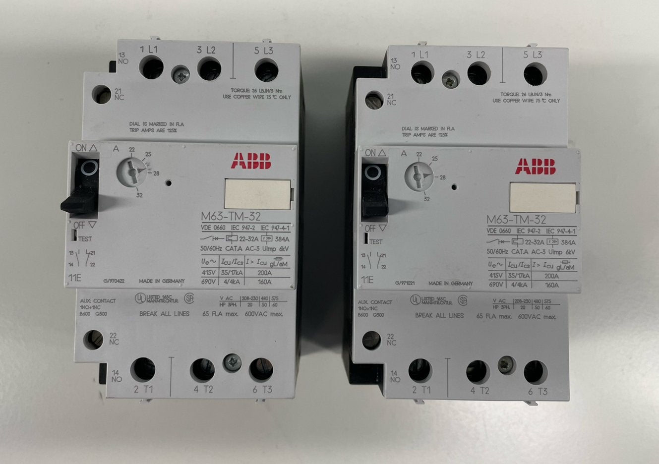ABB motorbeveiliging motorbeveilegingsschakelaar beveiliger, Hobby en Vrije tijd, Ophalen of Verzenden, Zo goed als nieuw