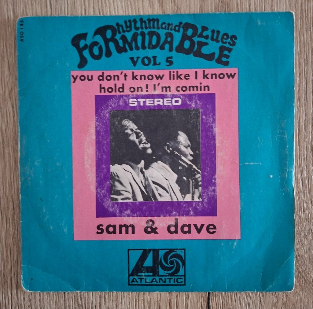 Sam & Dave Franse single Hold On I'm Coming, Cd's en Dvd's, Ophalen of Verzenden, Gebruikt, 7 inch, Pop