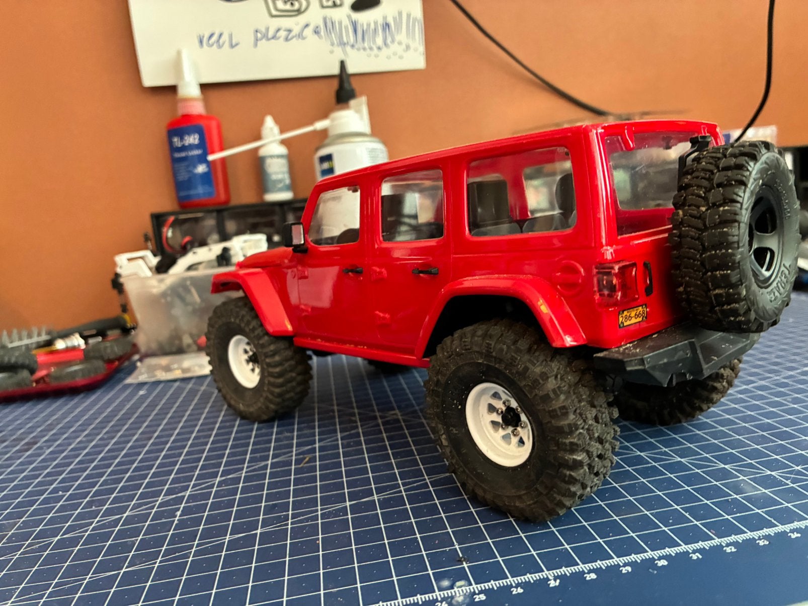 1:18 Rochobby fire horse crawler, Ophalen, Zo goed als nieuw, Auto offroad