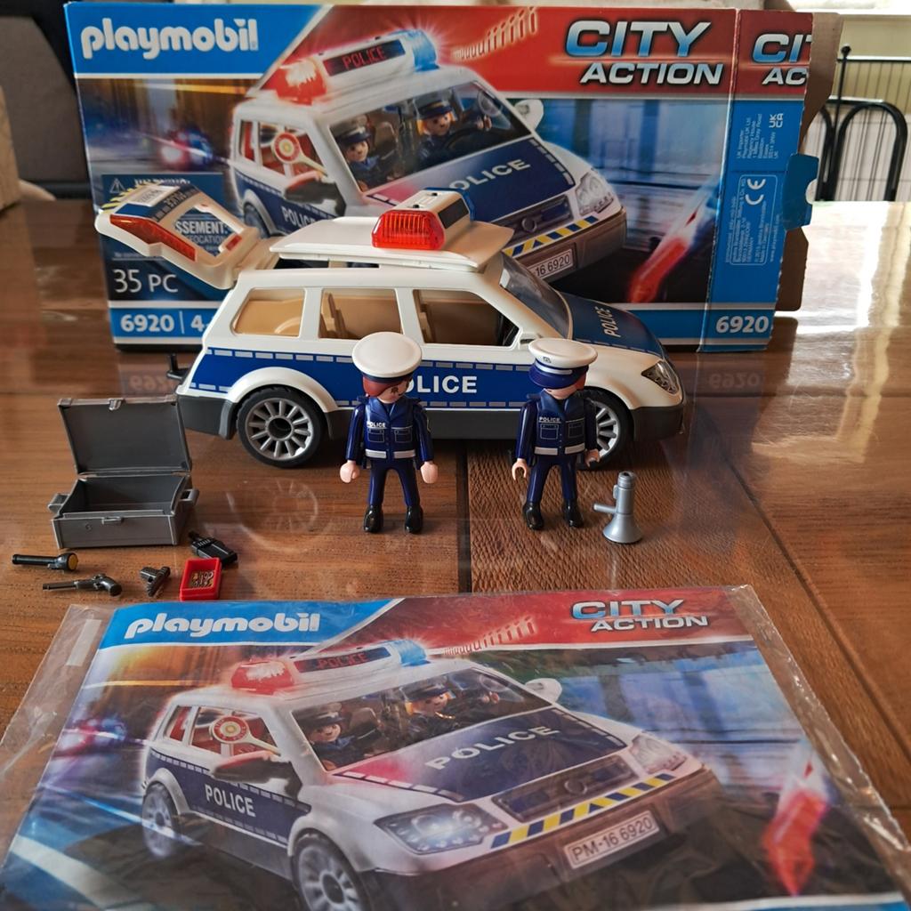 Playmobil politiewagen set 6920, Ophalen of Verzenden, Gebruikt, Complete set