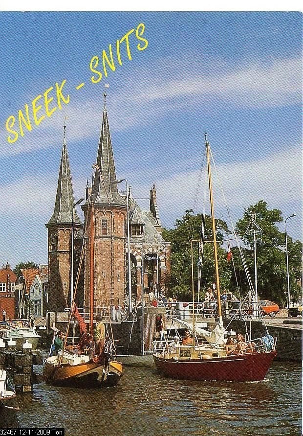 Ansichtkaart 	Sneek	Waterpoort, Verzenden, 1980 tot heden, Gelopen, Friesland