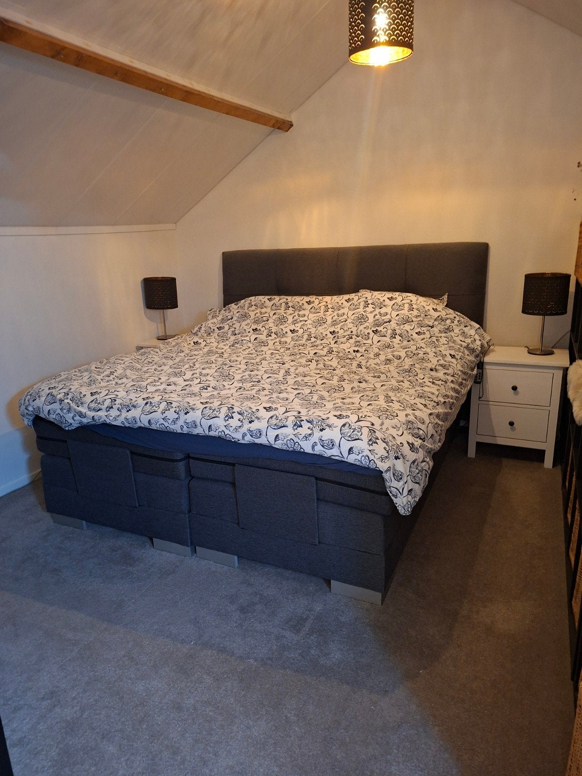 Boxspring 180x200, Ophalen, Gebruikt, Tweepersoons, 180 cm