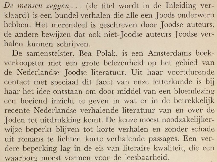 De mensen zeggen . . . - Joodse verhalen (1965), Boeken, Verzenden, Gelezen, Nederland