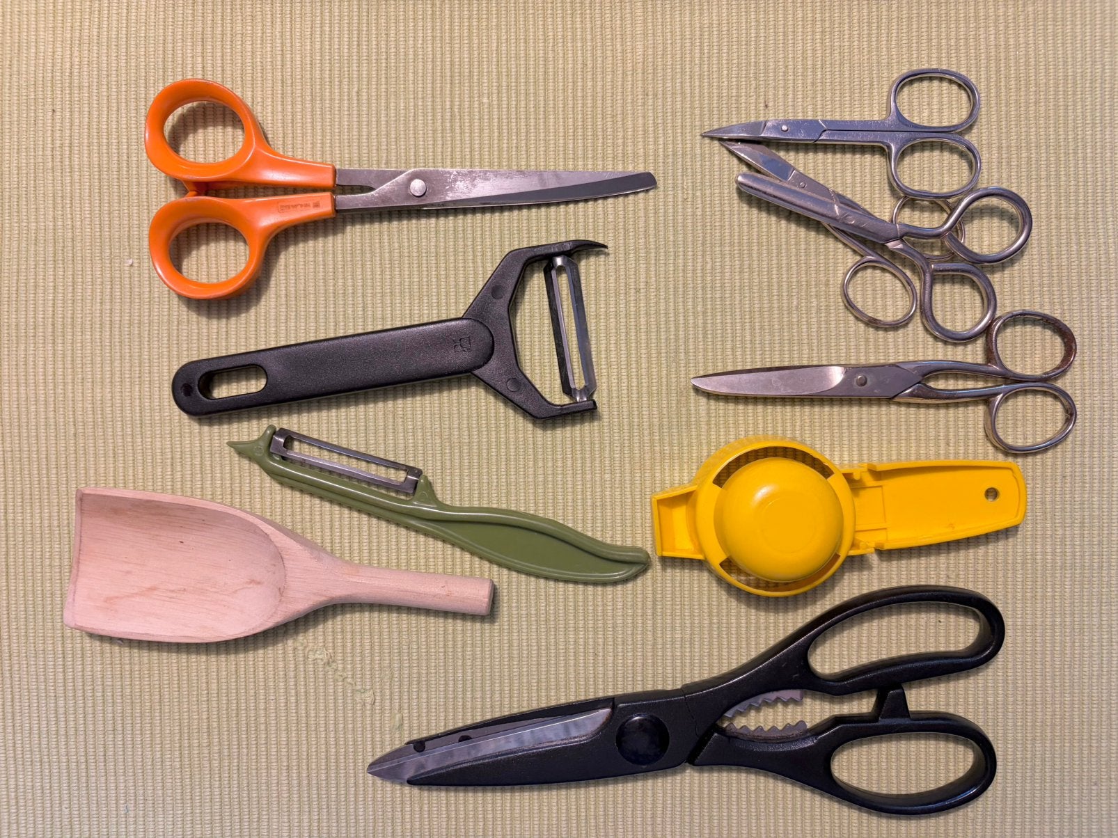 10 vintage oude keukenspulletjes, Overige typen, Ophalen of Verzenden, Gebruikt