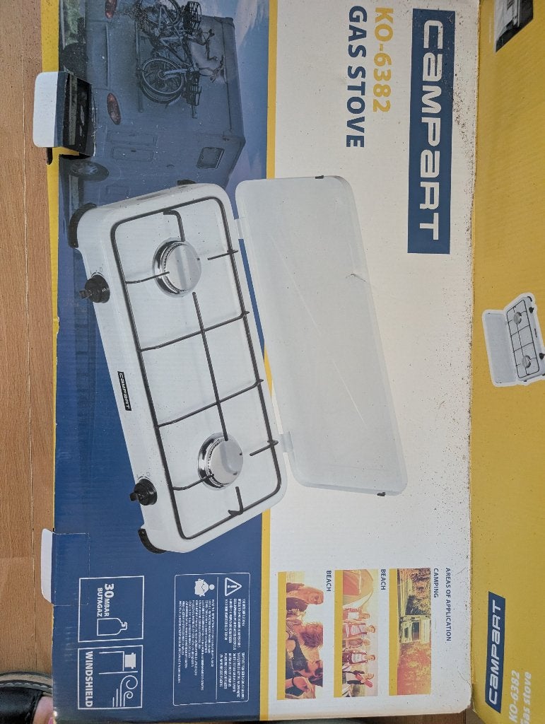 Camping gasstel, Caravans en Kamperen, Kampeeraccessoires, Ophalen, Zo goed als nieuw