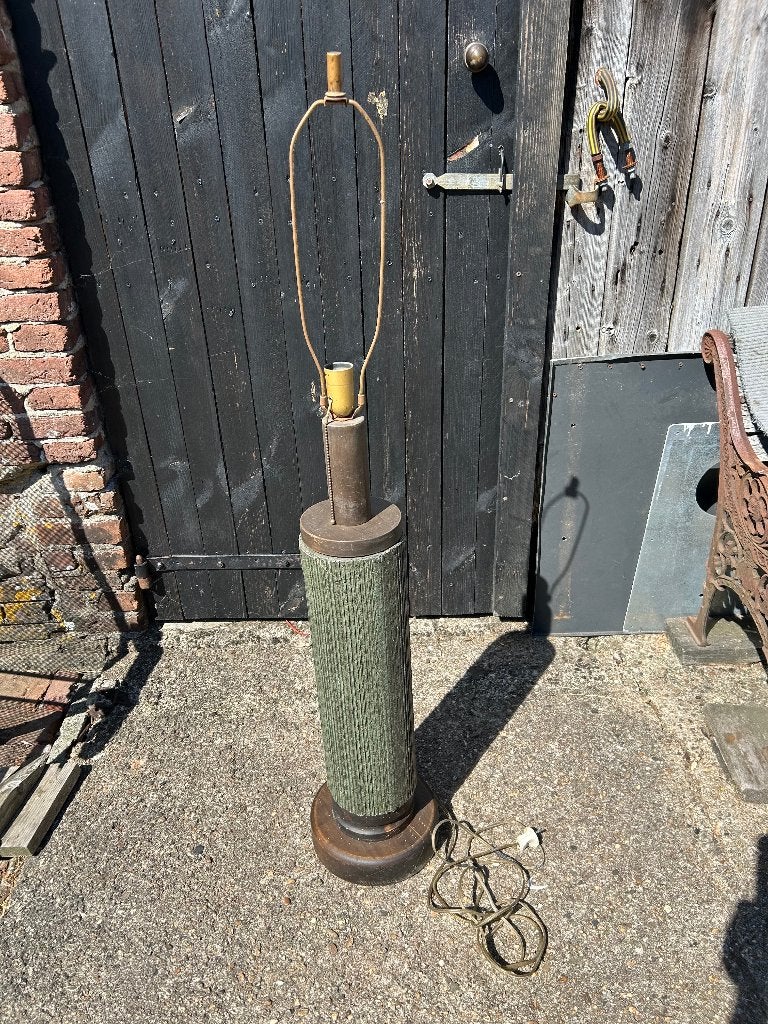 Design lampenvoet, Ophalen, Gebruikt, Groen, Hout