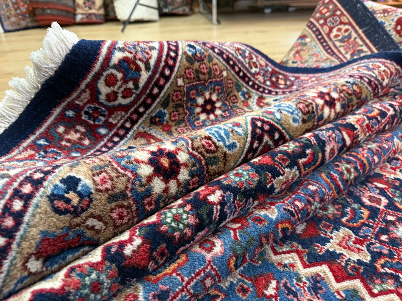 Authentiek handgeknoopt Perzisch Bidjar tapijt 405 x 295 cm, 1053ML, Amsterdam, Hotel chique, modern, klassiek, eclectisch, vintage