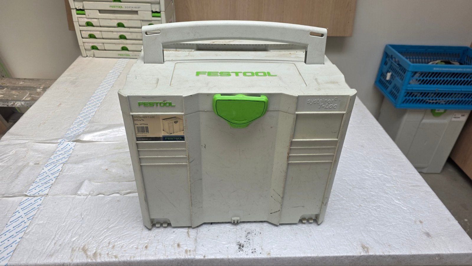 Festool Systainer T-LOC met houten inleg, Ophalen, Gebruikt