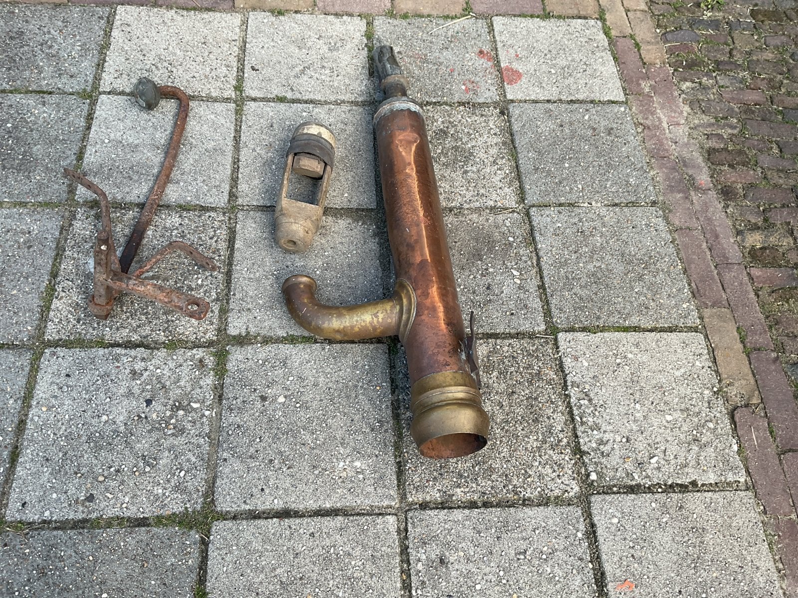Koperen pomp, Antiek en Kunst, Ophalen